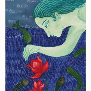 Cotton Tote Bag- Beneath The Blue - Image 3