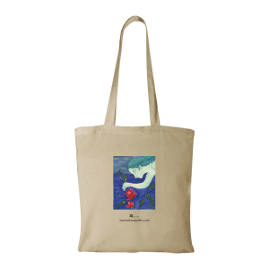 Cotton Tote Bag- Beneath The Blue - Image 2