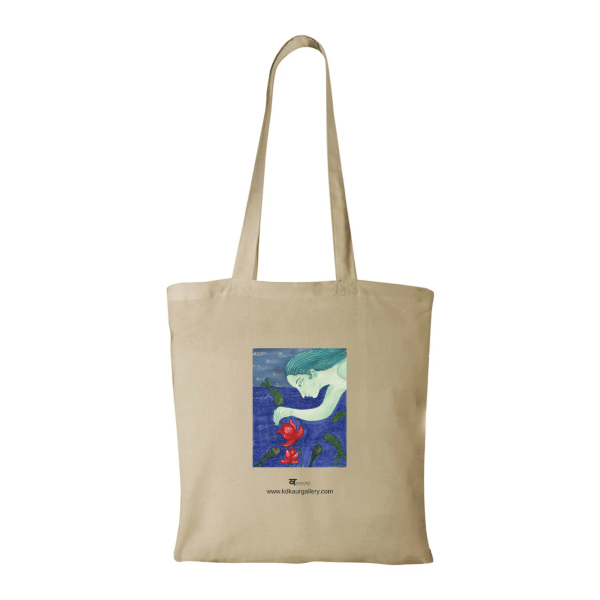 Cotton Tote Bag- Beneath The Blue